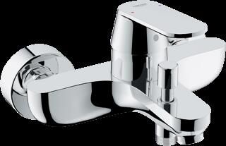 Grohe Eurosmart Cosmopolitan badkraan met omstel en koppelingen chroom 32831000