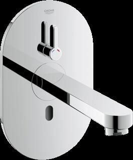 Grohe Eurosmart Cosmopolitan E afbouwdeel v. wandkraan m. uitloop 17cm m. menging m. tranformator 230V chroom 36315000