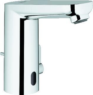 Grohe Eurosmart Cosmopolitan E elektronische wastafelkraan m. infrarood m. menging m. waste m. batterij 6V chroom 36331001