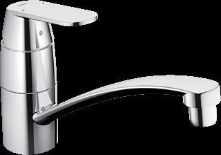 Grohe Eurosmart Cosmopolitan keukenkraan m. lage draaibare uitloop chroom 32842000
