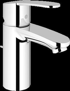 Grohe Eurostyle Cosmopolitan Wastafelkraan met waste m. 35mm ES cartouche (koude start) chroom 2337420E