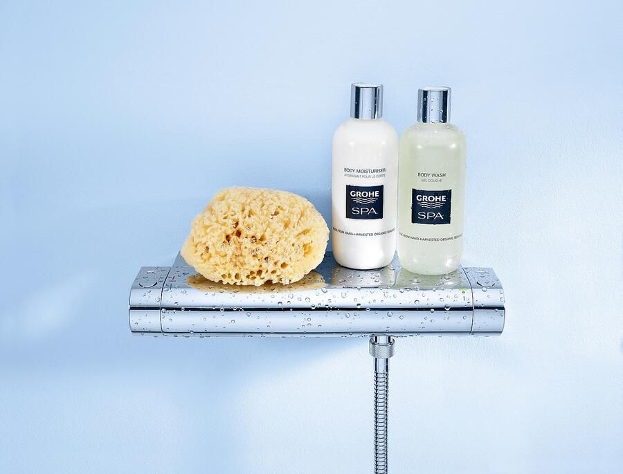 Grohe Grohtherm-2000 douchethermostaat met tray 15cm chroom 34469001 - Foto 2