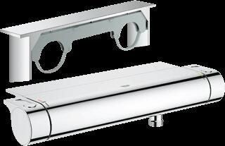 Grohe Grohtherm-2000 douchethermostaat met tray 15cm chroom 34469001