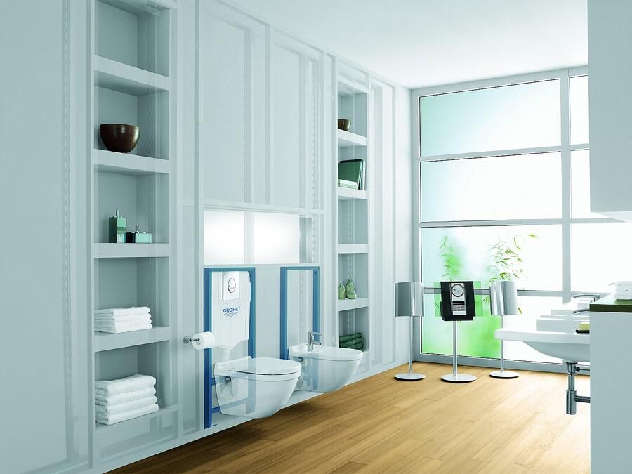 Grohe Rapid SL WC-element m. wandbevestiging z. bedieningsplaat m.geluidisolatieset 38539001 - Foto 2