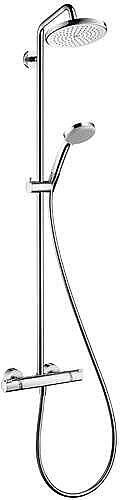 Hansgrohe Croma 220 regendouche showerpipe chroom 27185000