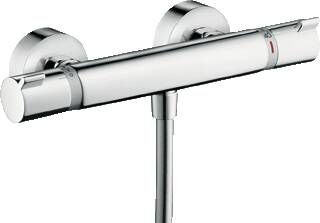 HansGrohe Ecostat Comfort douchethermostaat met koppelingen 15cm chroom 13113000