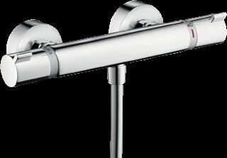 Hansgrohe Ecostat Comfort douchethermostaat met koppelingen 15cm chroom 13113000