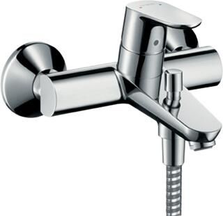 Hansgrohe Focus E2 badkraan met omstel en koppelingen chroom 31940000
