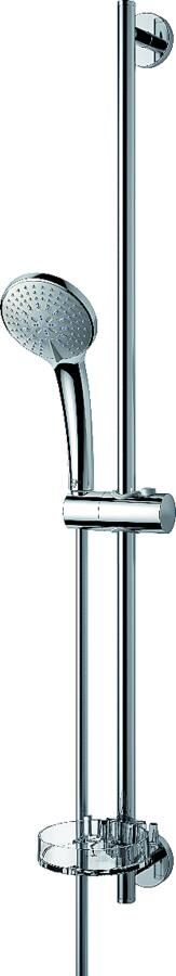 Ideal Standard Idealrain glijstangset m. handdouche M3 90cm 3 standen m. zeepschaal chroom B9417AA - Foto 2