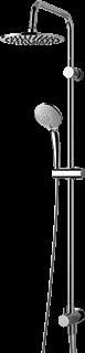 Ideal Standard Idealrain Regendouche m. handdouche hoofddouche en glijstang chroom A5691AA