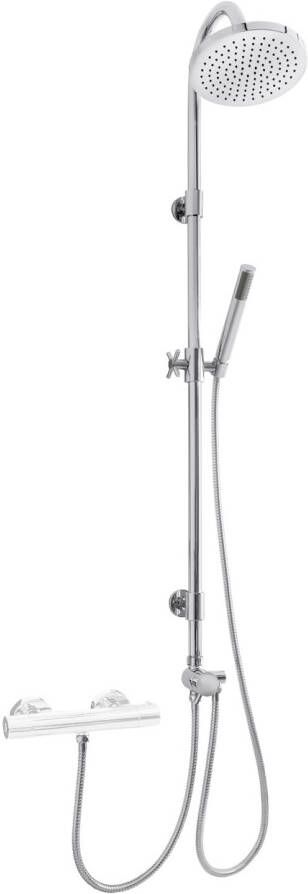 Italy Sanitair Altara douchecombinatie omstel+20cm hoofddouche chroom