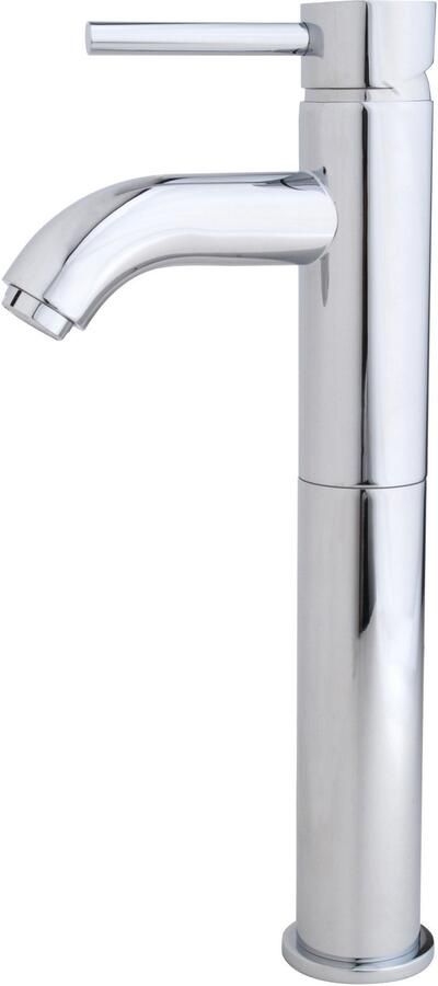 Italy Sanitair Cadans wastafelmengkraan HOOG + clickwaste chroom