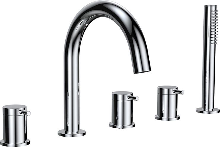 Italy Sanitair Caral 5-gats badrandcombinatie chroom