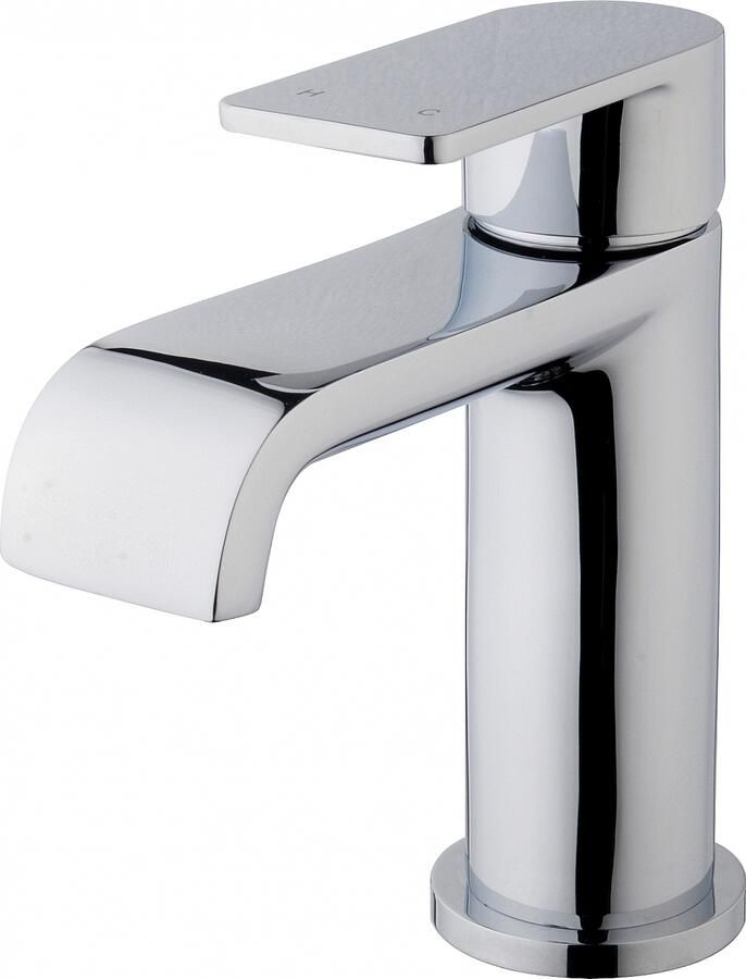 Italy Sanitair Lima wastafelmengkraan met clickwaste chroom