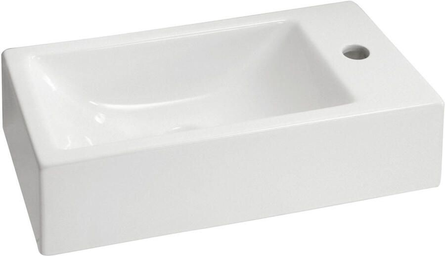 Italy Sanitair Metis rechthoekig fontein 50x25x13 wit LR 32.3521