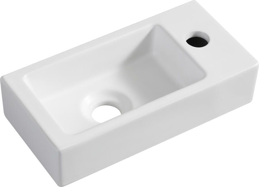 Italy Sanitair MiniRhea rechts fontein 360x180x90 matwit 32.1497