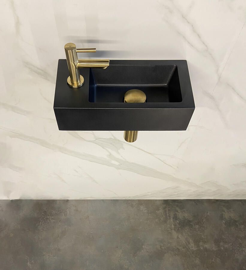 Italy Sanitair One Pack MiniRhea links fontein 360x180x90 Quartz