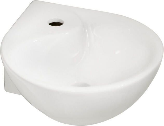 Italy Sanitair Porta hoekfontein 35x35x14 5 wit 32.3522