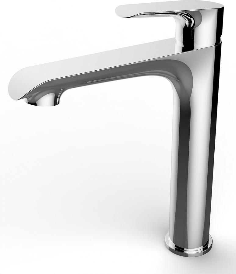 Italy Sanitair Tarma eenhendel wastafelmengkraan hoog chroom