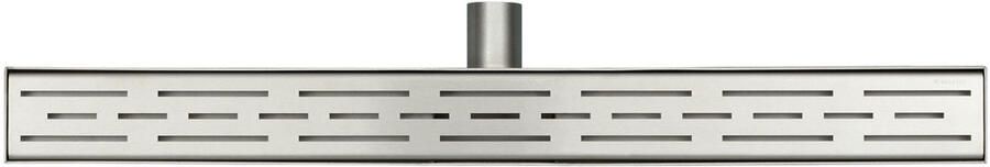 Italy Sanitair Wiesbaden 3e generatie douchegoot met rooster 100 x 7 cm RVS