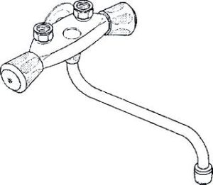 Itho Daalderop Keukenmengkraan Mono Duo 0300096
