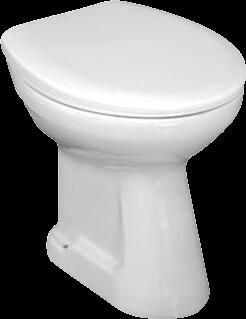 Jika Euroline closetpot diepspoel midden onder uitlaat wit H8212270000001