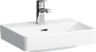 Laufen Pro S fontein m. kraangat 45x34x14.5cm m. overloop wit 8159610001041