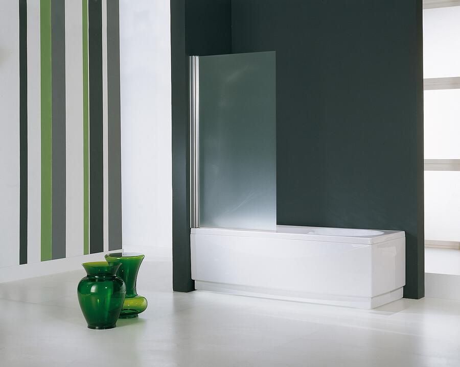 Novellini Aurora 1 badwand 1-delig 70x150cm matchr helder AURORAN1701B - Foto 2