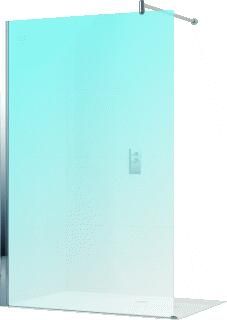Novellini Lunes inloopdouche H 70cm m. muursteun matchroom helder glas LUNESH701B