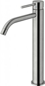 Paffoni Light wastafelkraan hoog zonder waste steel LIG081ST