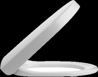 Pressalit 3 closetzitting met deksel m. softclose wit 684000D38999