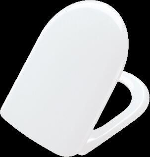 Pressalit 300 closetzitting met deksel v. Sphinx staande closetpot 300 wit 548000BT8999