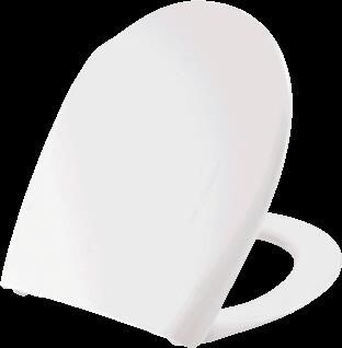 Pressalit Concordia closetzitting met deksel m. softclose wit 544000D05999