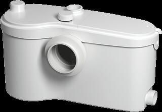 Sanibroyeur Sanibest Pro Expert-line fecalienvermaler v. WC-wastafel-fontein-bidet en douche 507x204x267.5mm inlaatzijde 1xDN100+3xDN40 B3PRO