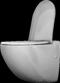 Sanibroyeur Sanicompact wandcloset sanicompact comfort ECO+ m. fecalienvermaler incl. closetzitting 420x515x430>600mm geleverd m. metalen frame van 7cm diepte wit C72LVNL