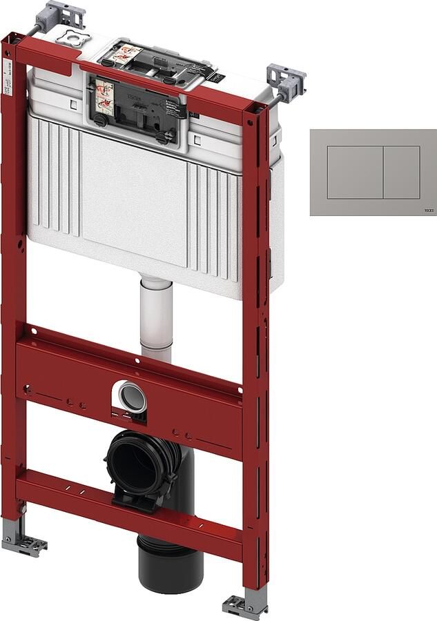 TECE inbouwreservoir 98cm front- planchetbediening met TECEnow bedieningspaneel glanzend chroom