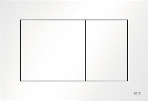 TECE inbouwreservoir frontbediening 112 cm met TECEnow bedieningspaneel wit anitbacterieel