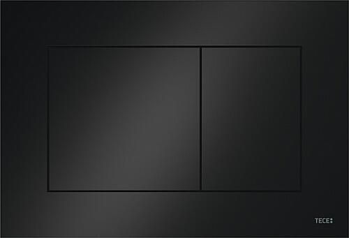 TECE inbouwreservoir frontbediening 112 cm met TECEnow bedieningspaneel zwart glans