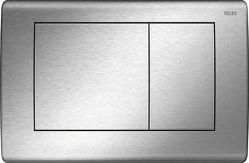 TECE inbouwreservoir frontbediening 112 cm met TECEplanus metaal bedieningspaneel RVS RVS geborsteld