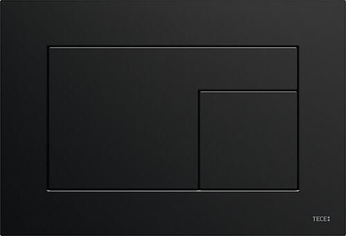 TECE inbouwreservoir frontbediening 112 cm met TECEvelvet bedieningspaneel zwart