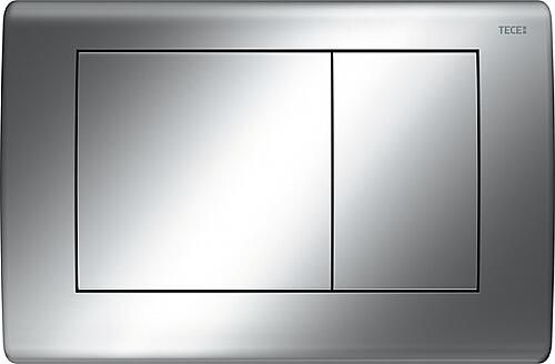 TECE inbouwreservoir frontbediening 112 cm met TECEplanus metaal bedieningspaneel RVS RVS glanzend chroom