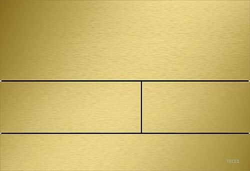 TECE TECEsquare II bedieningspaneel geborsteld goud optisch