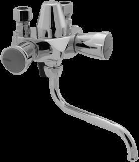 Venlo Keukenmengkraan Nimbus II Messing F3074AA