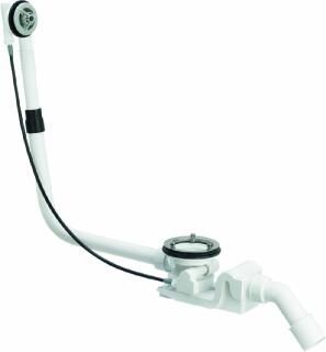 Viega Rotaplex badafvoer-en overloopcombinatie m. waste inbouwdeel afvoer 90mm standaard 488659