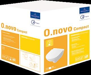 Villeroy&Boch O.novo combi-pack m. wandcloset diepspoel Compact 5688H1R1