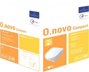 Villeroy en Boch O.novo combipack Compact met softclose zitting 5688H101