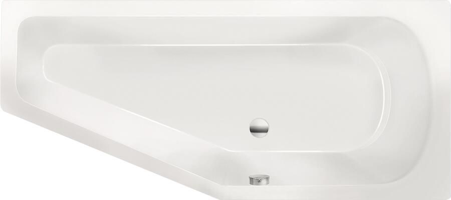 Xenz Lagoon compact ligbad rechts 170x75cm wit 6983-01