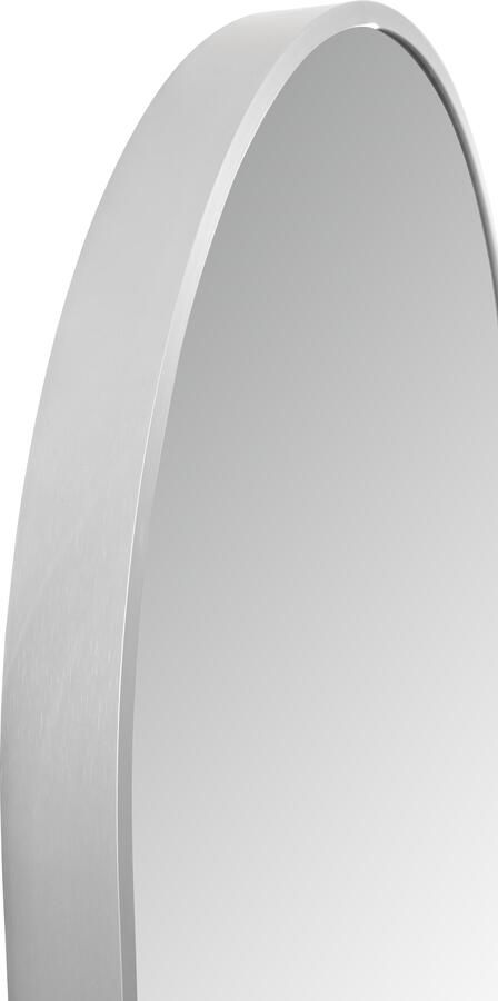 Aloni Badkamerspiegel 100x50 cm | Ovaal | Directe verlichting | Touch button | Met spiegelverwarming | Rvs frame - Foto 3