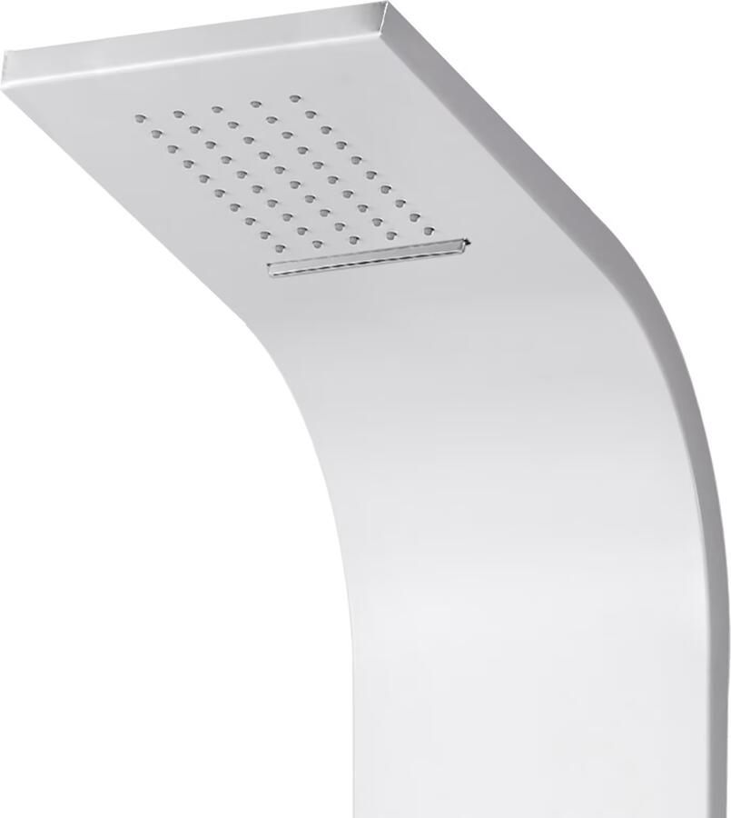 Aloni Creavit douchepaneel thermostaatkraan 160x20x7 cm mat wit