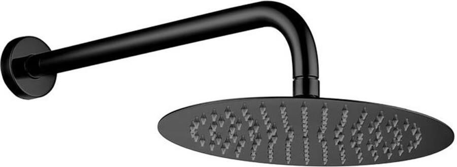 Aloni Creavit inbouw regendoucheset thermostatisch 2 weg mat zwart - Foto 2